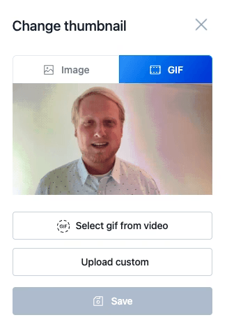 Thumbnail Type Selection