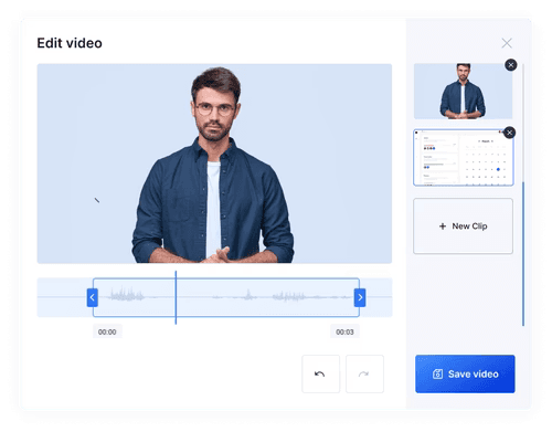 Video Editing Interface - Simple editing tools for video enhancement
